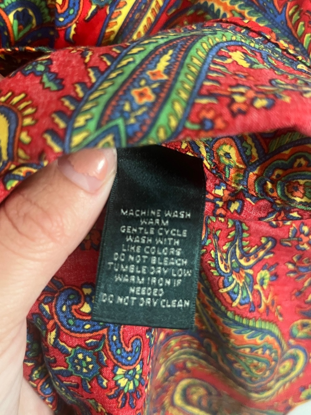 Lauren Ralph Lauren Paisley Shirt - Picture 6 of 9